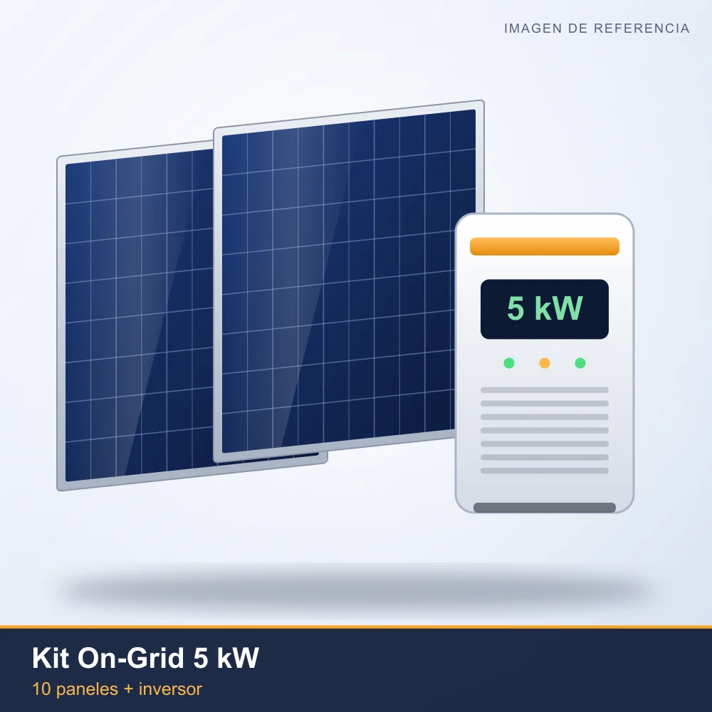 Kit Solar On-Grid 5kW